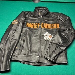 Harley-Davidson Black Leather Riding Jacket